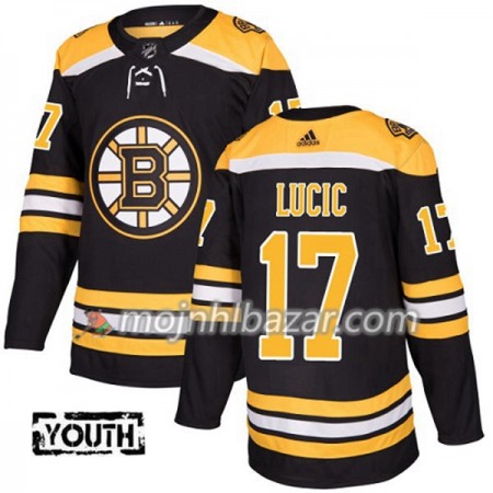Dresovi Boston Bruins Milan Lucic 17 Adidas 2017-2018 Crna Authentic - Dječji Dresovi Boston Bruins Milan Lucic 17 Adidas 2017-2018 Crna Authentic - Dječji